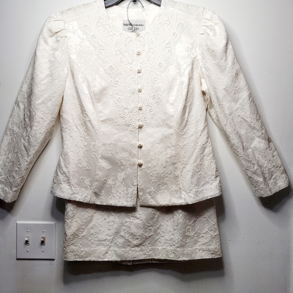 Nah Nah Collection Vintage Blazer & Skirt Outfit Suit Set